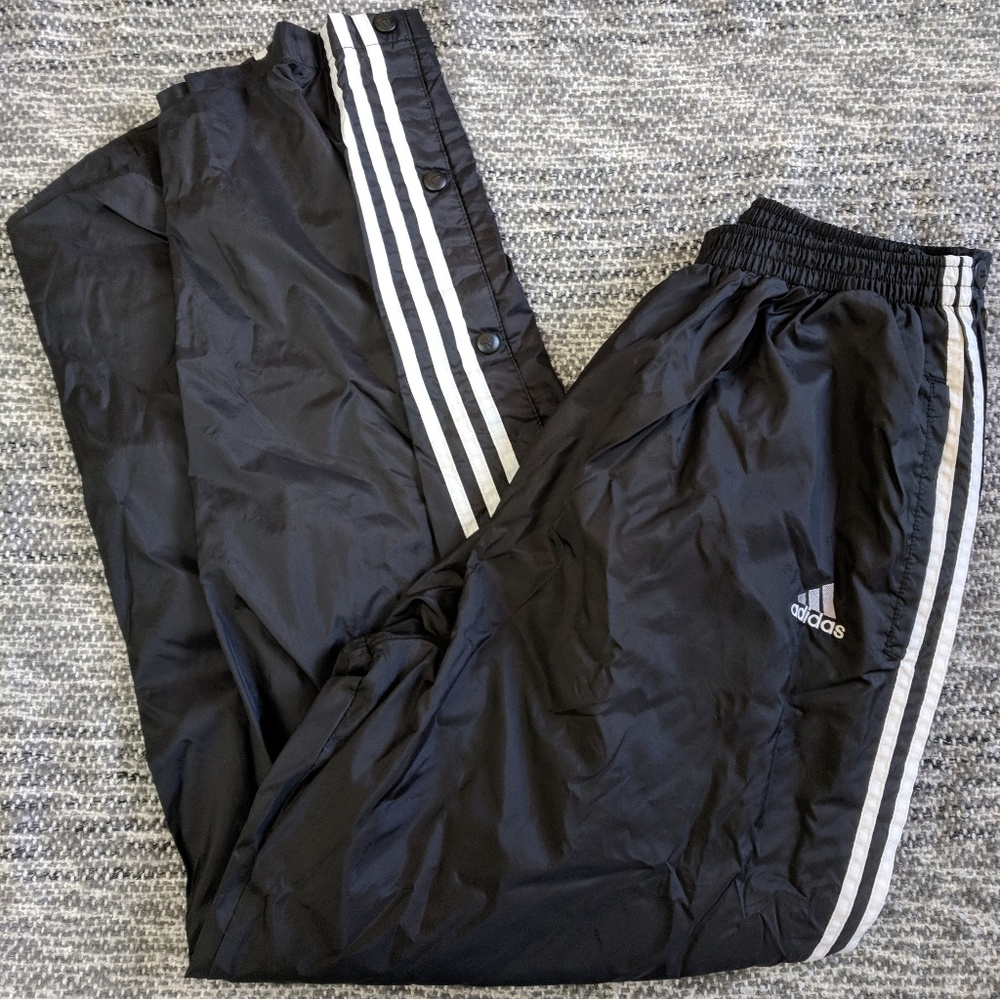 VTG Adidas Men's XL Tearaway Track Pants